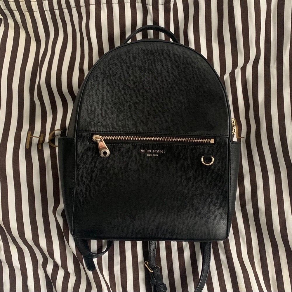 Henri Bendel Leather Backpack